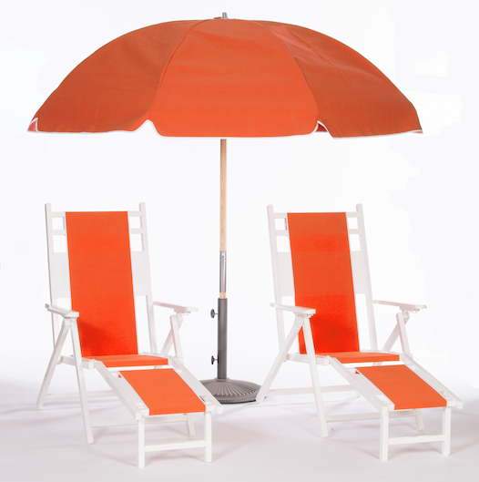 Solid Color Beach Umbrella Set White Chairs Lack S Outdoor